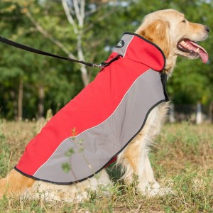 Осенняя накидка дождевик для золотистого голден ретривера «Raincoat Cape»